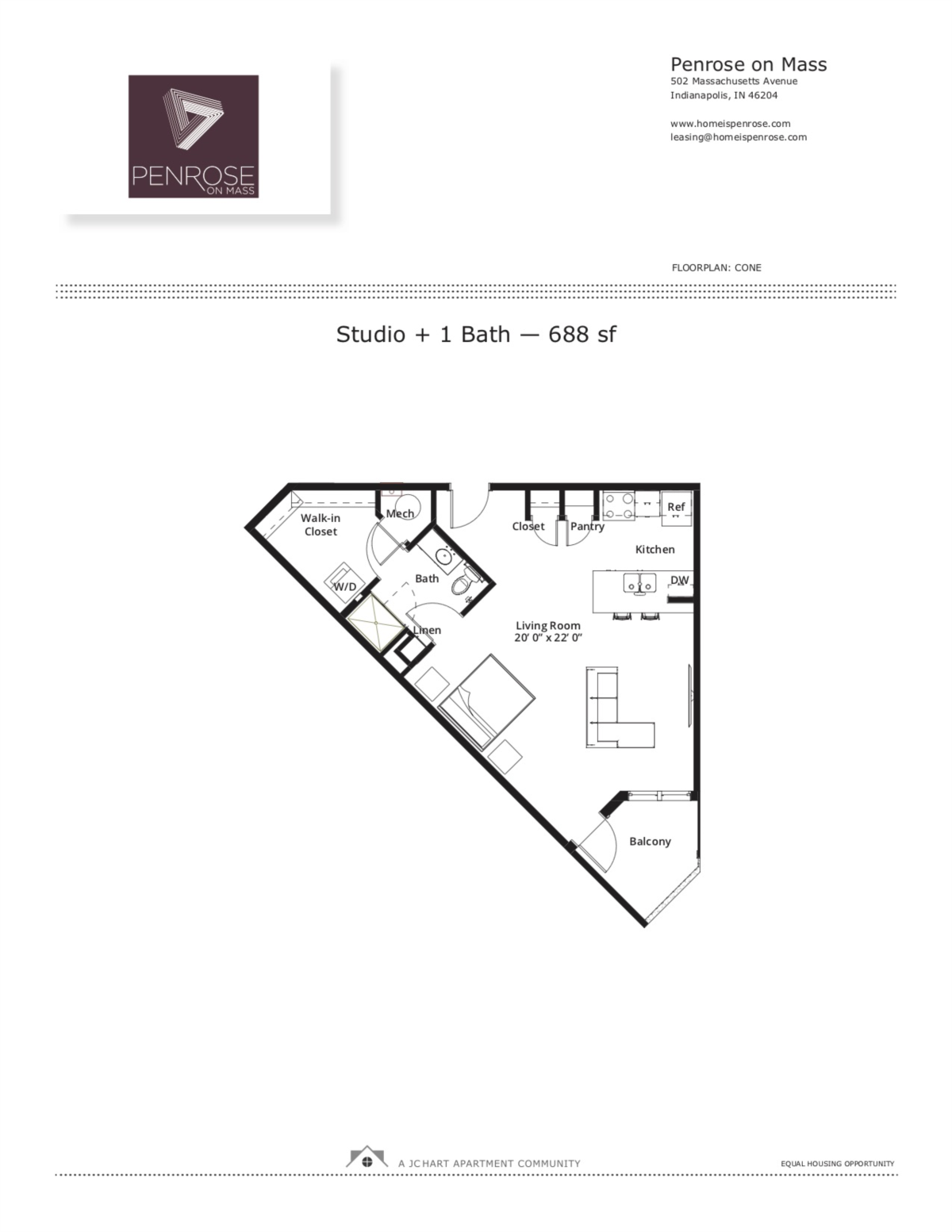 Cone floor plan Cone floor plan
