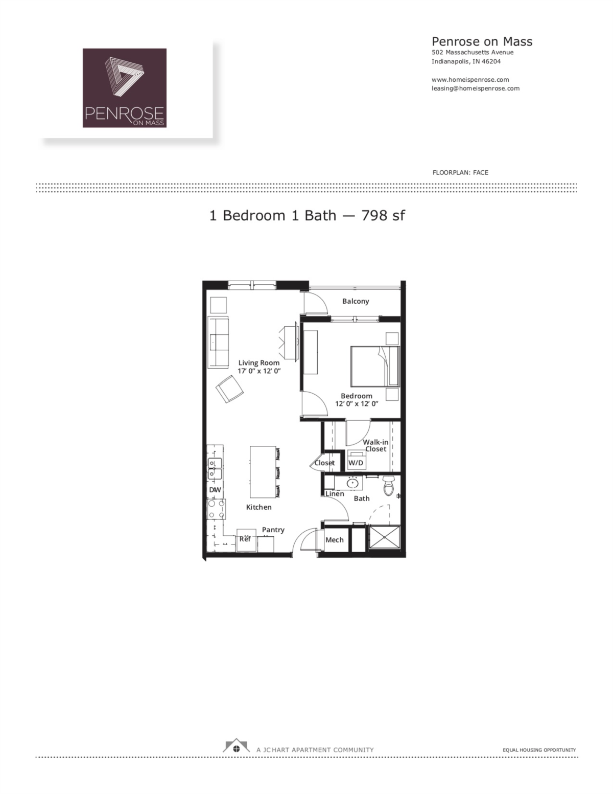 Face floor plan Face floor plan