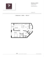 Line floor plan