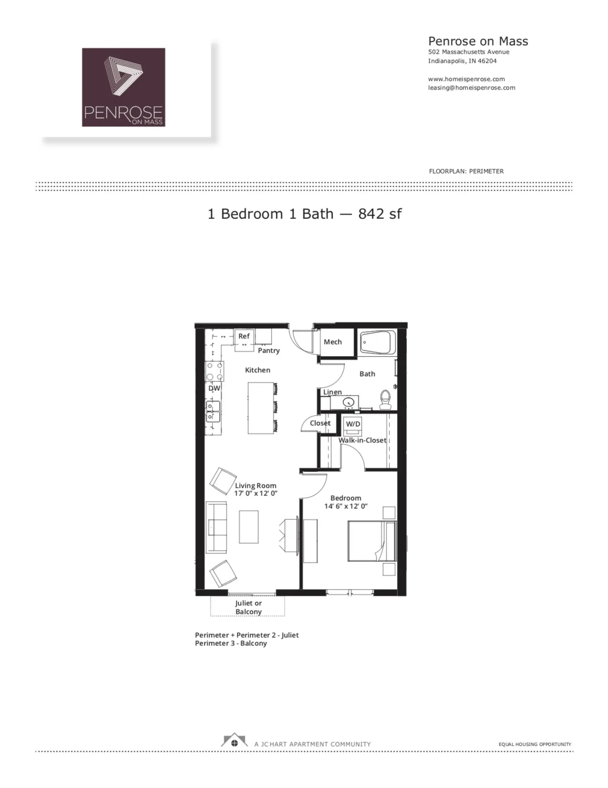 Perimeter floor plan Perimeter floor plan