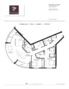 Triangle floor plan Triangle floor plan